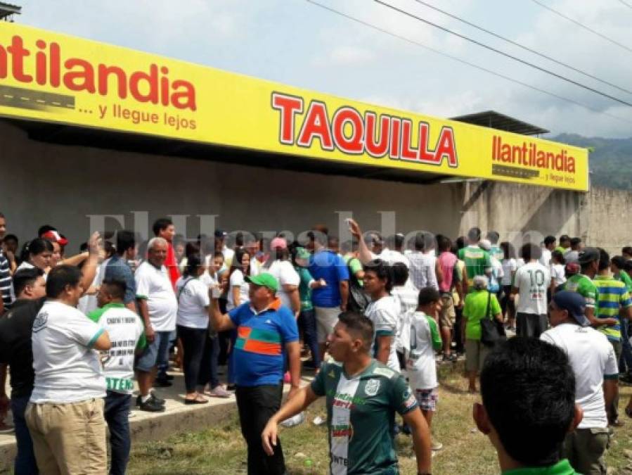 Ambiente en Tocoa ante el duelo Real Sociedad vs Platense por el descenso de la Liga