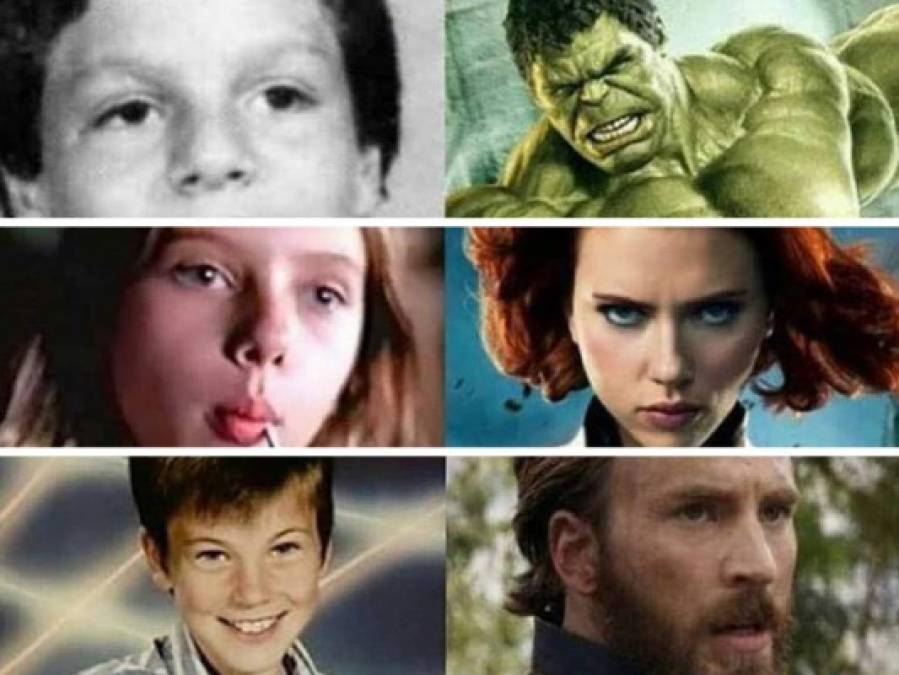 Fotos: Así lucían los personajes de los Avengers cuando eran niños