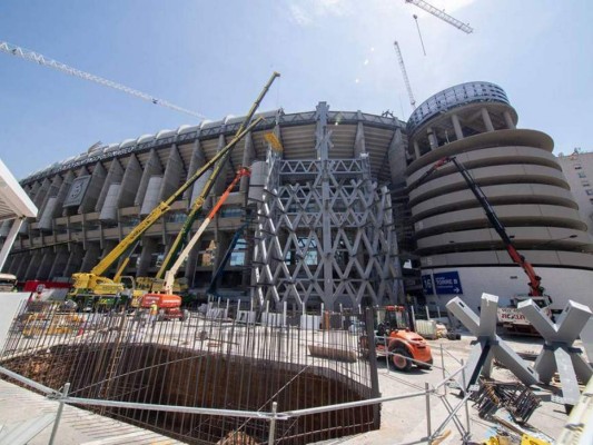 FOTOS: Así avanza la construcción del nuevo Santiago Bernabéu