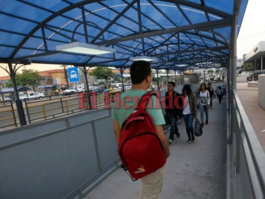 Imágenes del primer túnel peatonal en la capital de Honduras