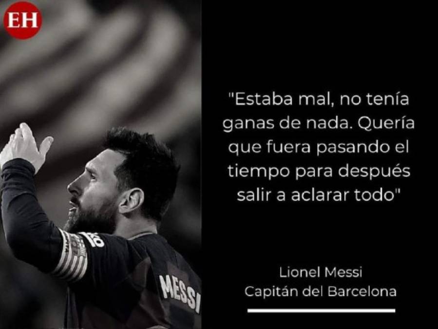 Frases impactantes de Messi tras confirmar que no se va del Barcelona