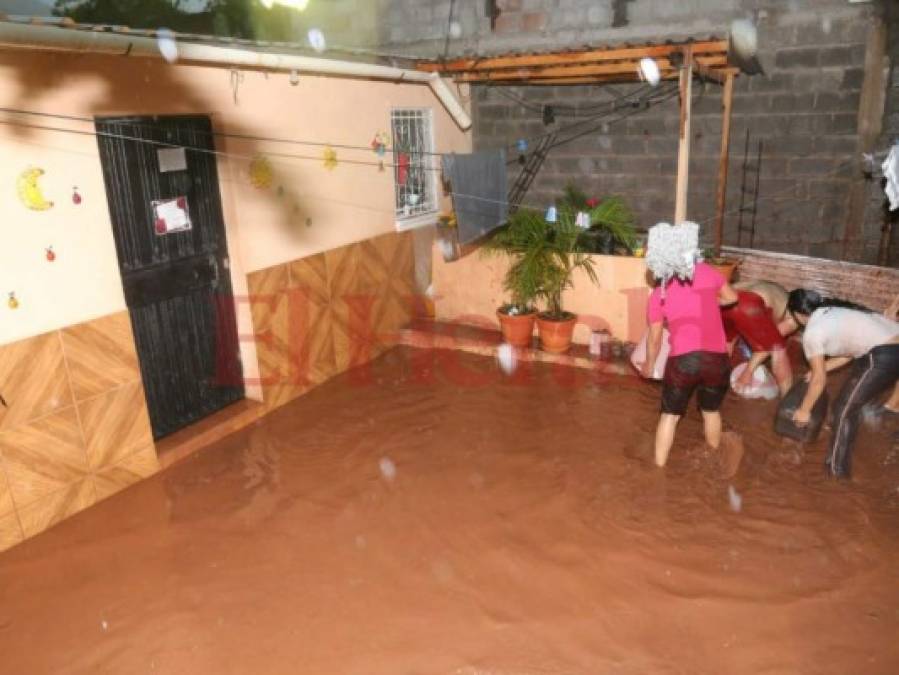 Imágenes de las inundaciones en la capital de Honduras