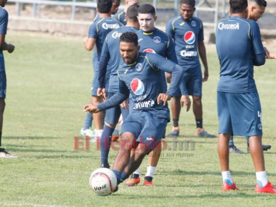 El entrenamiento de Motagua este miércoles en Amarateca previo al duelo ante Marathón