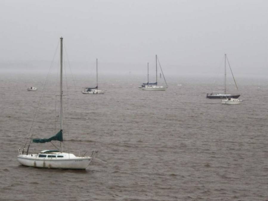 FOTOS: Estadounidenses desafían las alertas por el huracán Florence