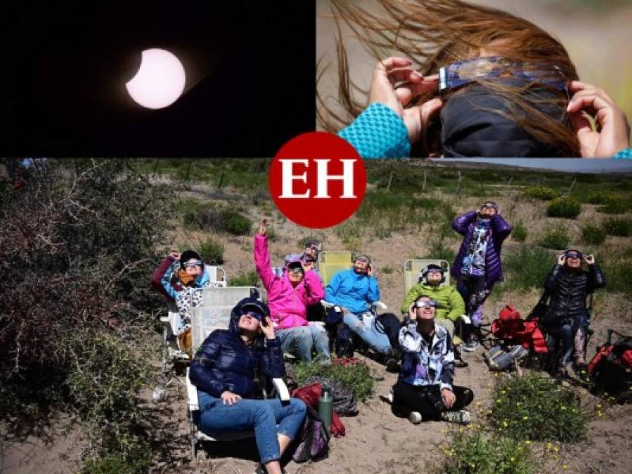 El eclipse solar total y las mejores imágenes en el sur de América