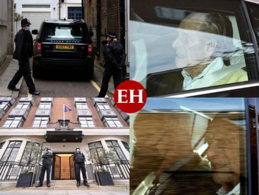 Así salió del hospital el príncipe Felipe, esposo de la reina Isabel II (Fotos)