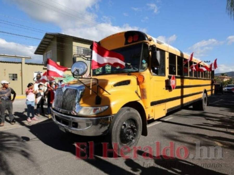 Así fue la caravana en honor a Francisco 'Paquito' Gaitán, alcalde de Cantarranas