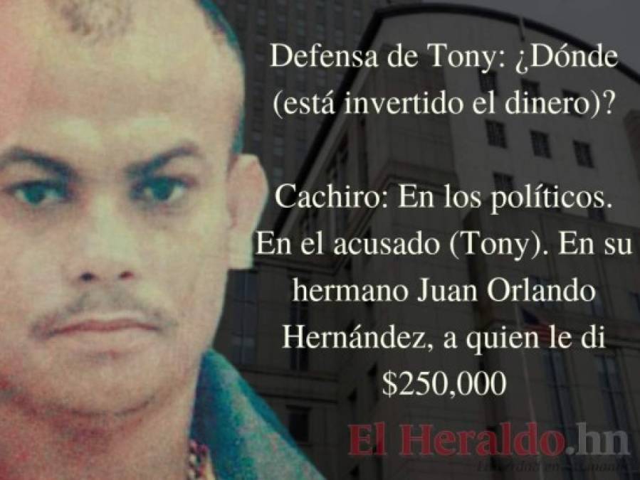 10 revelaciones del líder de Los Cachiros en juicio de Tony Hernández