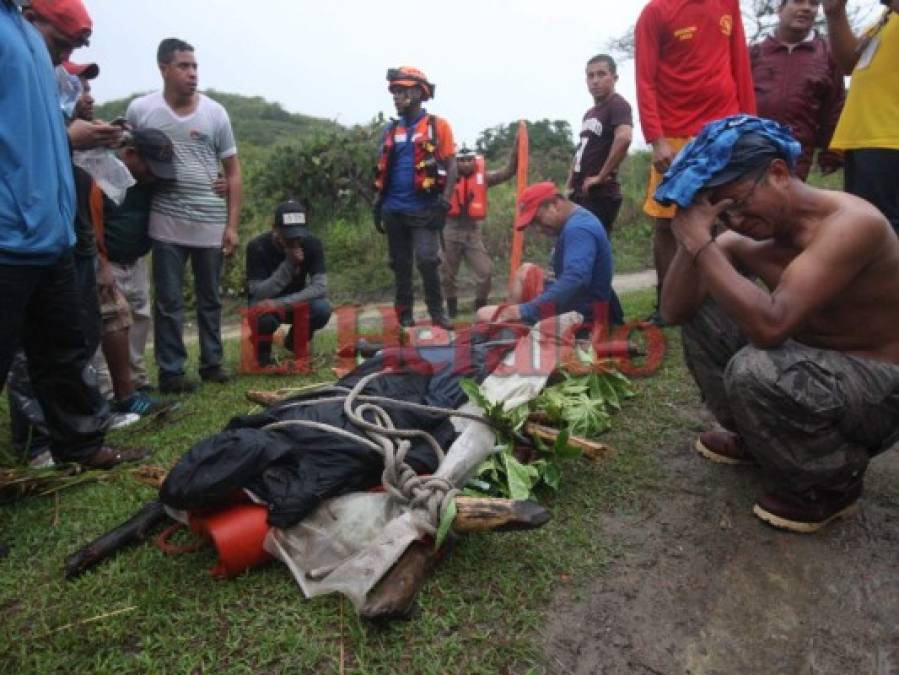 Las dramáticas imágenes del rescate de la primera víctima de las lluvias en Honduras