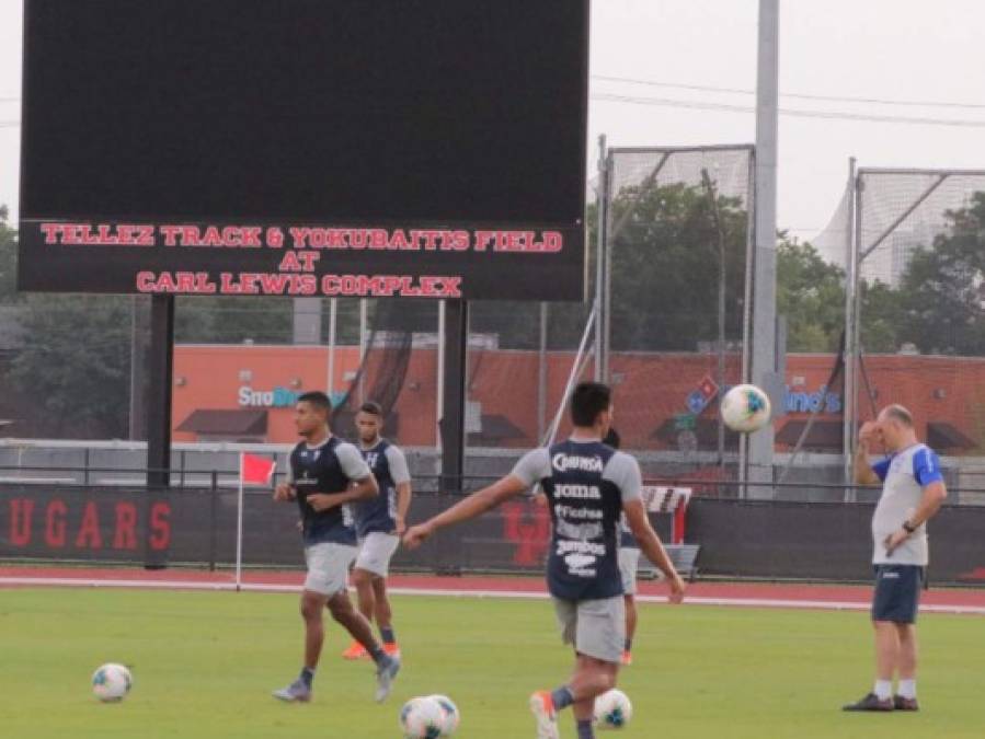 FOTOS: Así fue el duro entreno de la Selección de Honduras previo al duelo contra Curacao