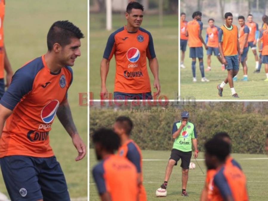 El entreno de Motagua previo al duelo ante Vida en la última jornada del Clausura