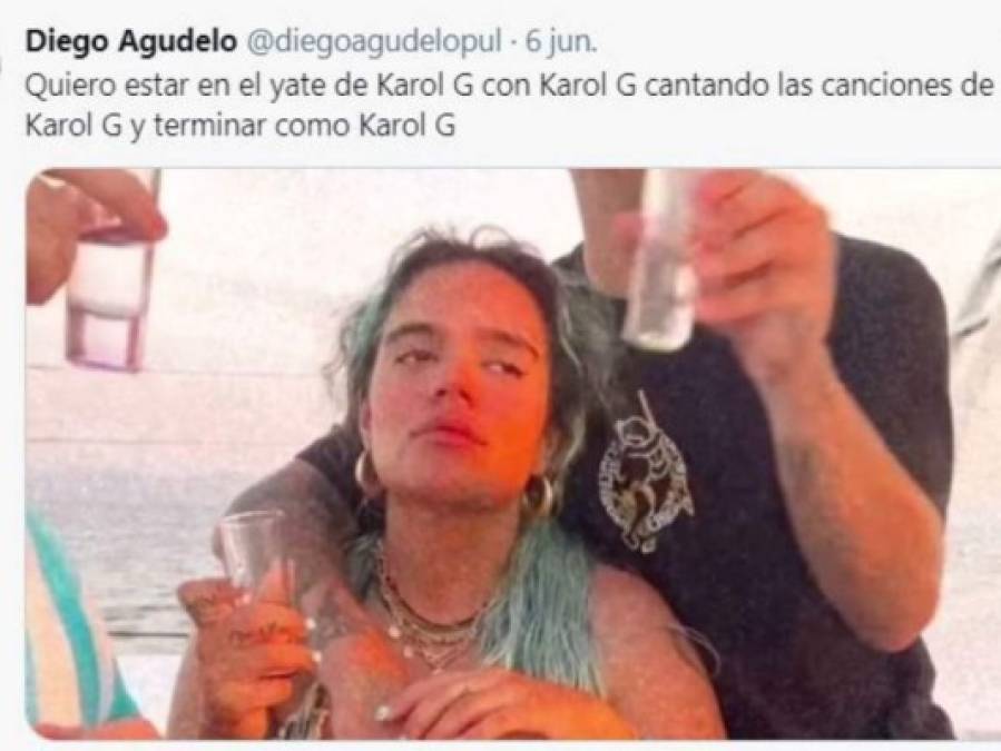 Los memes de Karol G por sus vacaciones en México
