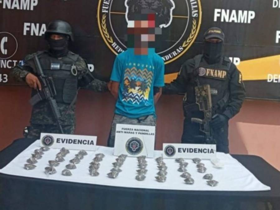 Drogas, armas y dinero: decomisos de las últimas capturas en Honduras