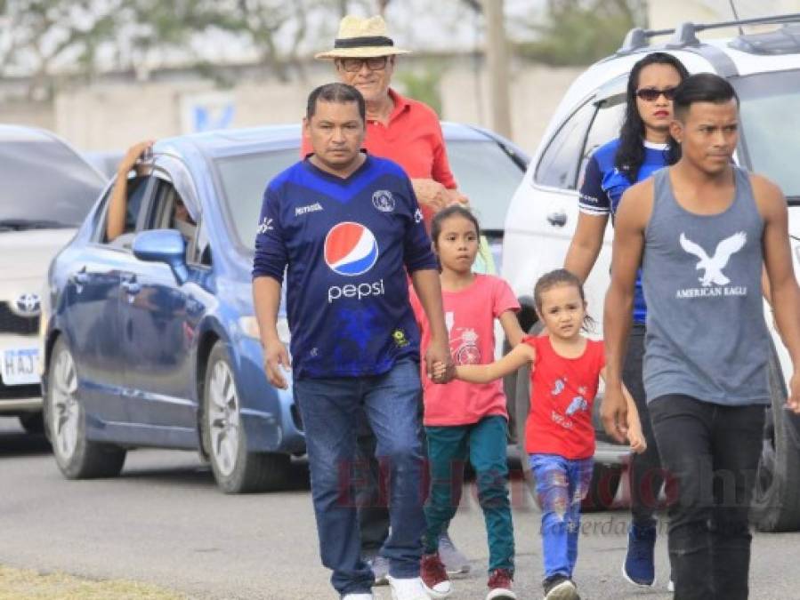 FOTOS: Extremas medidas de seguridad en el Carlos Miranda para Motagua vs Real Sociedad