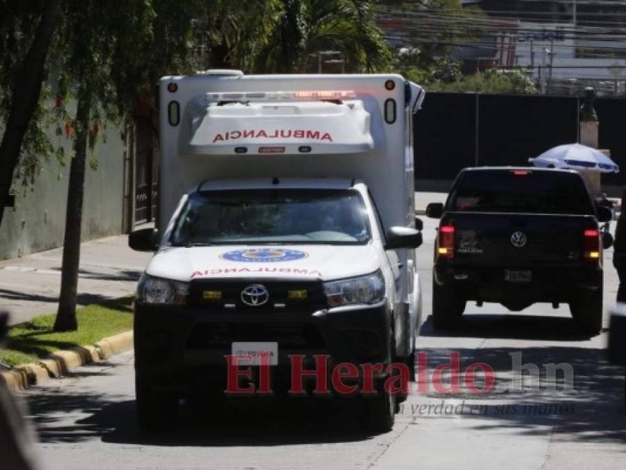 FOTOS: Trasladan primeros pacientes al hospital móvil de Tegucigalpa