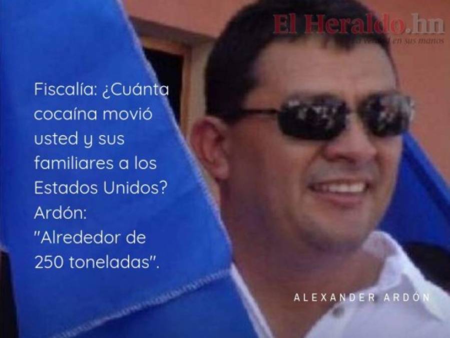 Alexander Ardón y sus comprometedoras declaraciones en el juicio de Tony Hernández