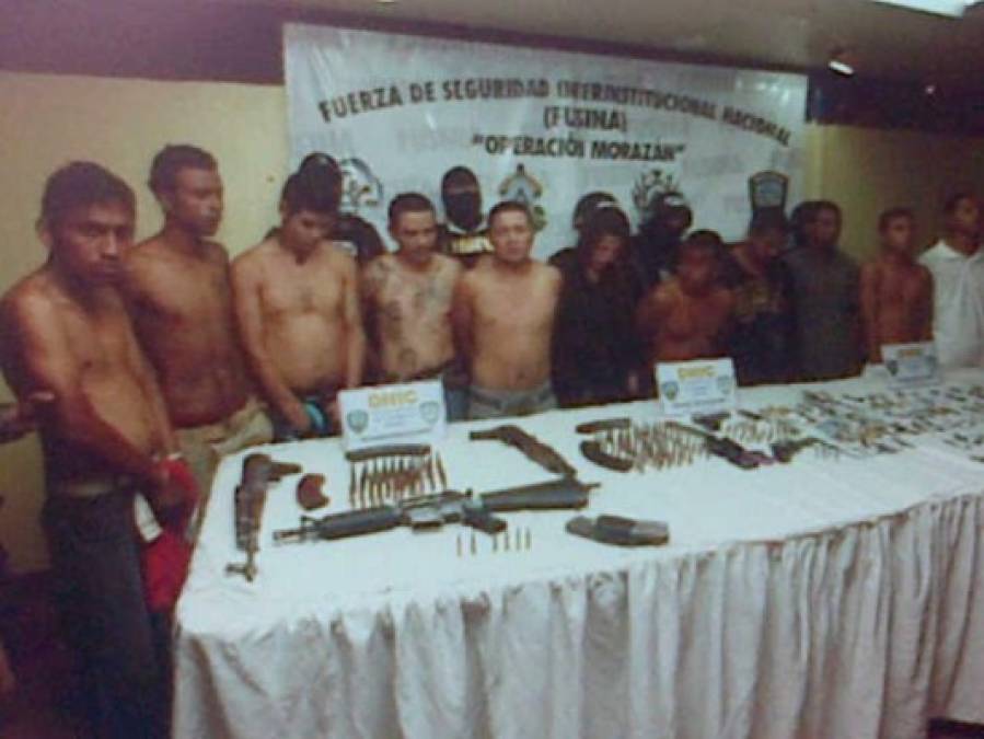 Caen 22 pandilleros en la capital de Honduras