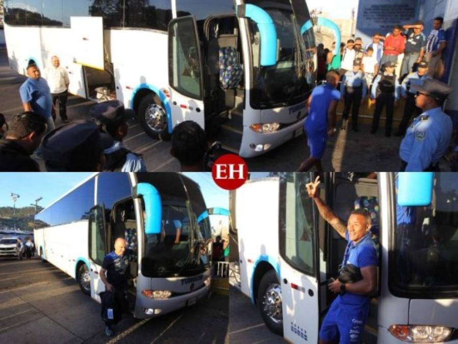 FOTOS: Así fue la llegada de Honduras al Estadio Nacional para enfrentar a Puerto Rico