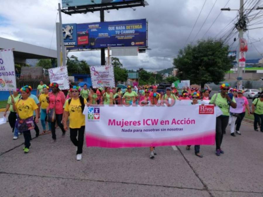 Protestan contra la impunidad en crímenes perpetrados contra mujeres en Honduras