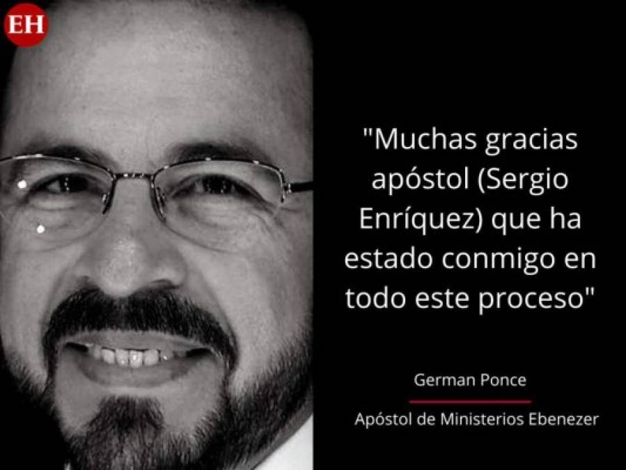 'Cuando me mire abrazadito, sepa que es mi esposa': las frases de German Ponce