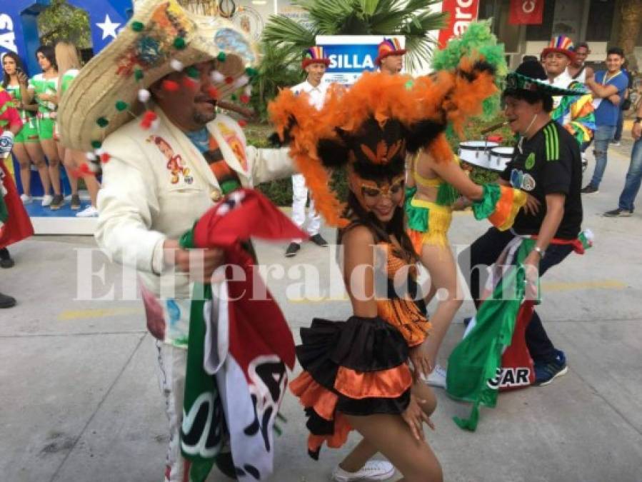 Así es el ambiente que se vive previo al partido Honduras vs México en el Olímpico
