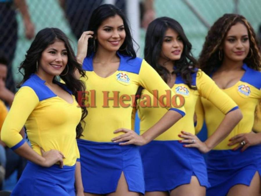 FOTOS: Las bellezas que adornan la gran final entre Motagua y Real España