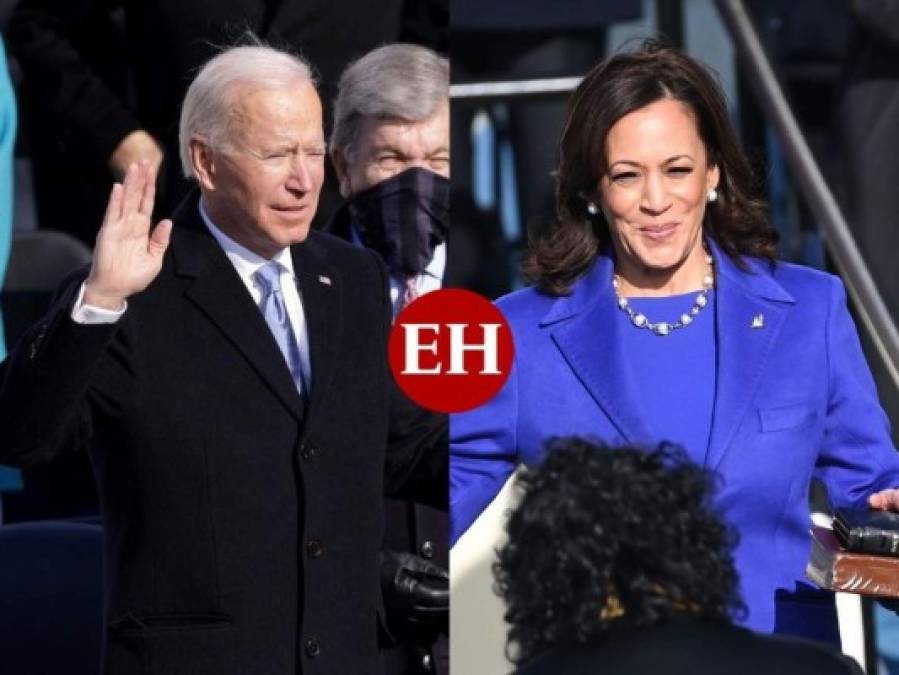 FOTOS: Así fueron juramentados Joe Biden y Kamala Harris  