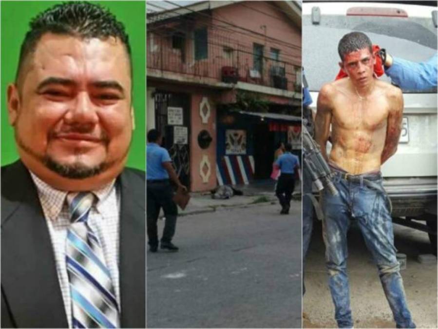 Crimen del periodista hondureño Víctor Fúnez en fotos