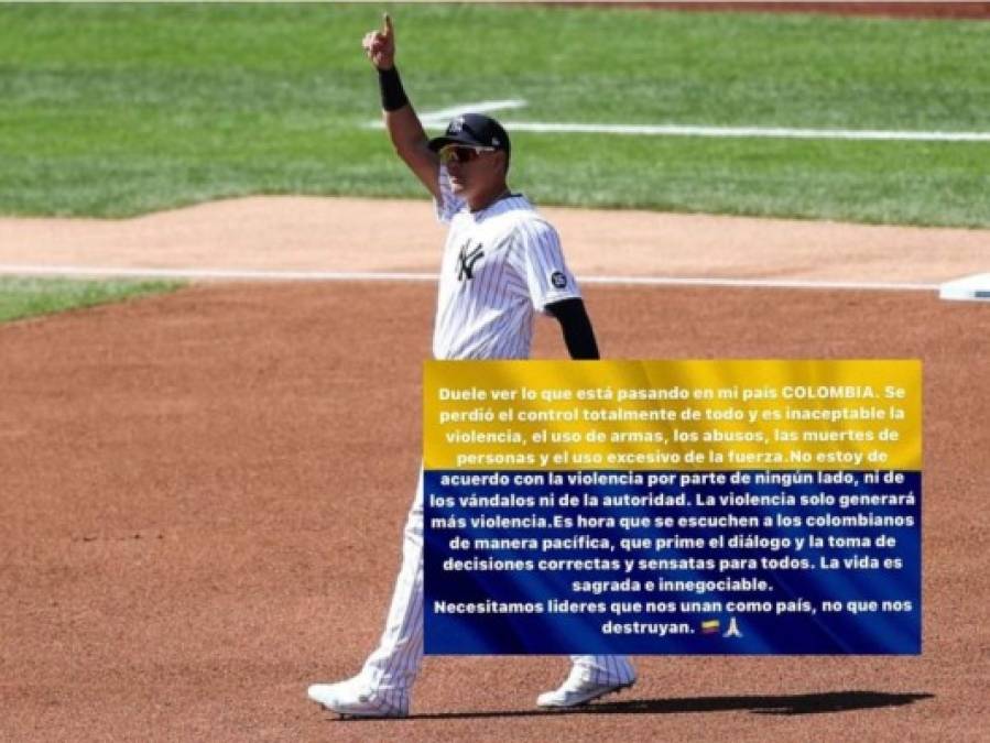 'Me dueles, Colombia': deportistas lamentan crisis en su país
