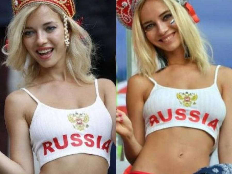 Así es Natalya Nemchinovan, la fanática rusa más sexy del Mundial