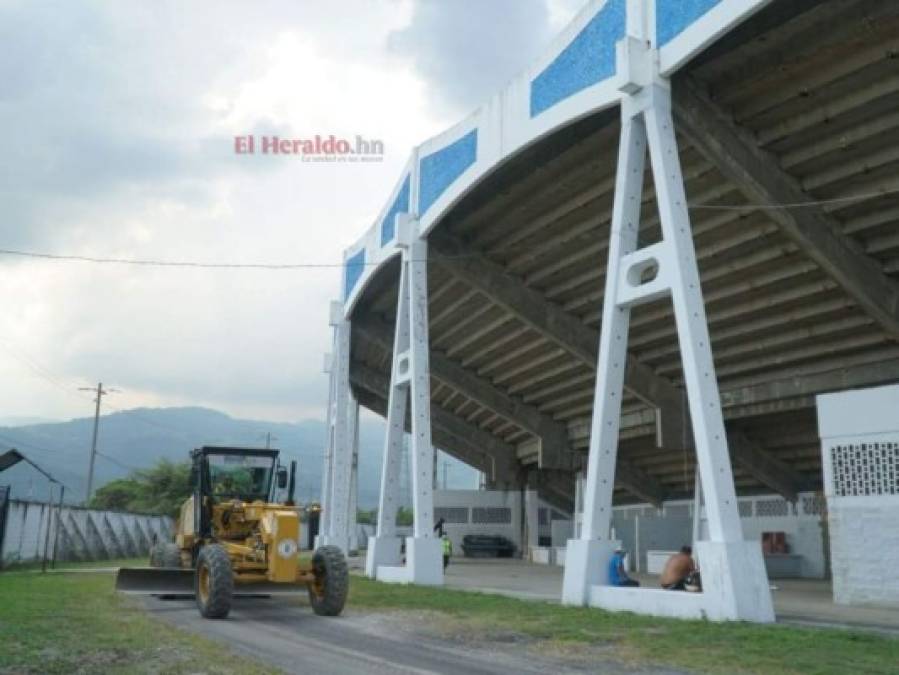 Así se encuentra el estadio Olímpico previo al juego de Honduras ante Estados Unidos