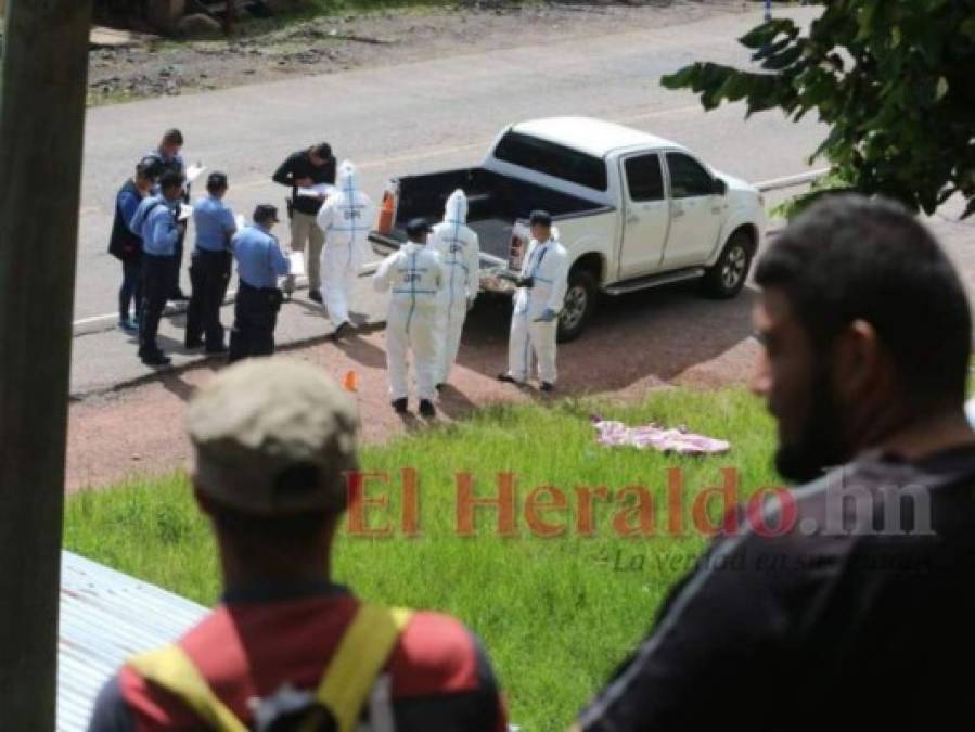 FOTOS: Escena donde asesinaron a mujer de Lucio Rivera, un exjefe criminal