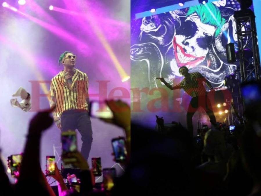 Así fue el concierto de Lary Over, 'El Wason BB' en Honduras (Fotos)