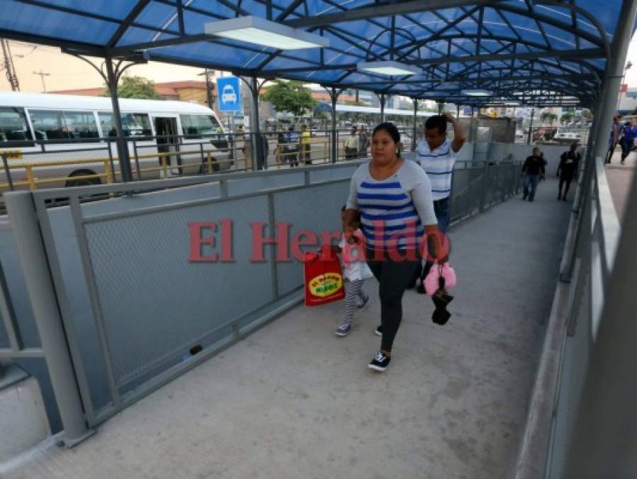 Imágenes del primer túnel peatonal en la capital de Honduras