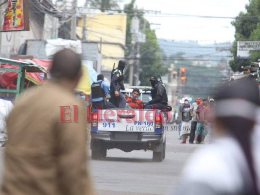 Gasean a comerciantes que se oponen al cierre de mercados de Comayagüela  