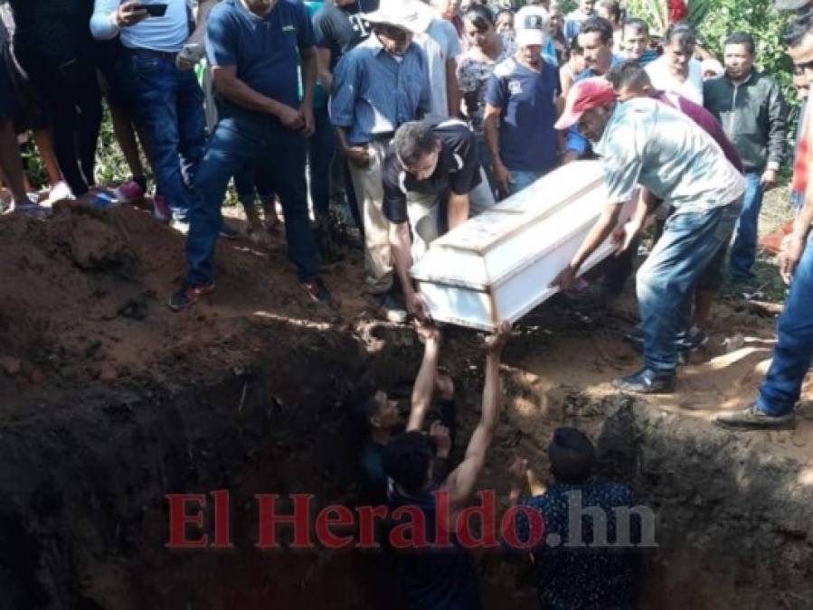 FOTOS: Así fue la triste despedida de tres niños envenenados por su padre en El Corpus, Choluteca