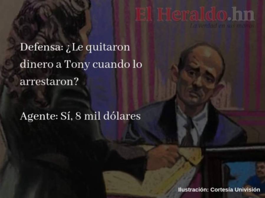 Las 10 preguntas clave de la defensa de Tony Hernández al agente de la DEA