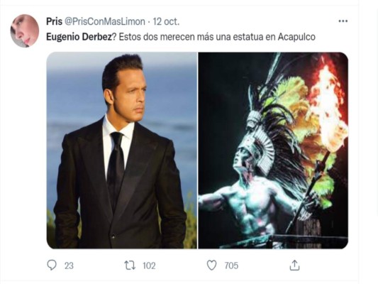 Eugenio Derbez recibe odio en redes sociales por estatua que le edificaron en Acapulco