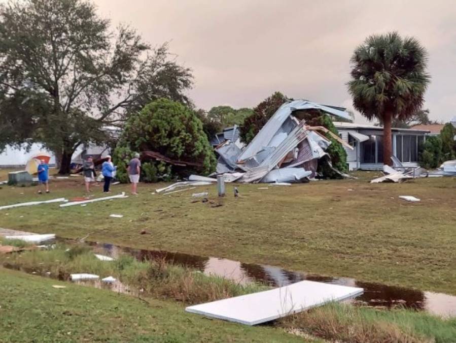 Caos y destrucción: Las imágenes que dejó el tornado en Florida