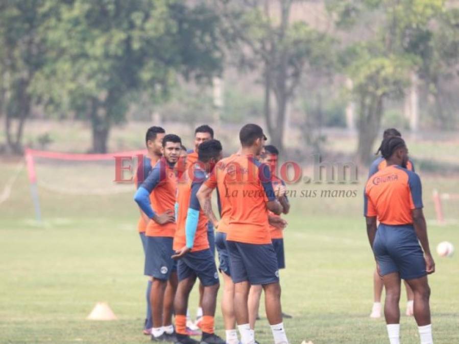 El entreno de Motagua previo al duelo ante Vida en la última jornada del Clausura