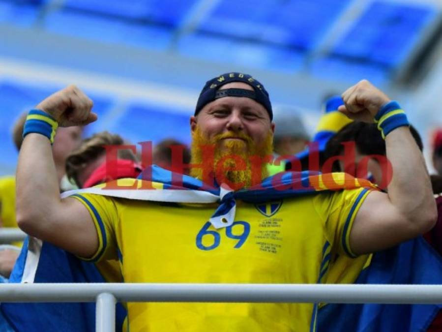 Fotos: Ambiente en el estadio Nizhny Nóvgorod para el Suecia vs Corea del Sur