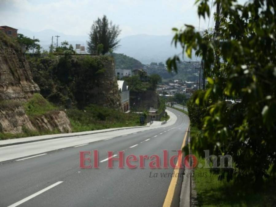 FOTOS: Las vacías calles de la capital de Honduras tras 69 días de cuarentena