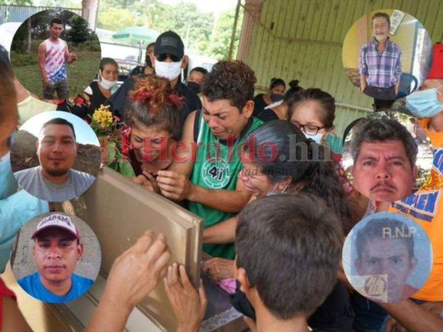 Dramática despedida a víctimas de alcohol adulterado en Choloma (FOTOS)