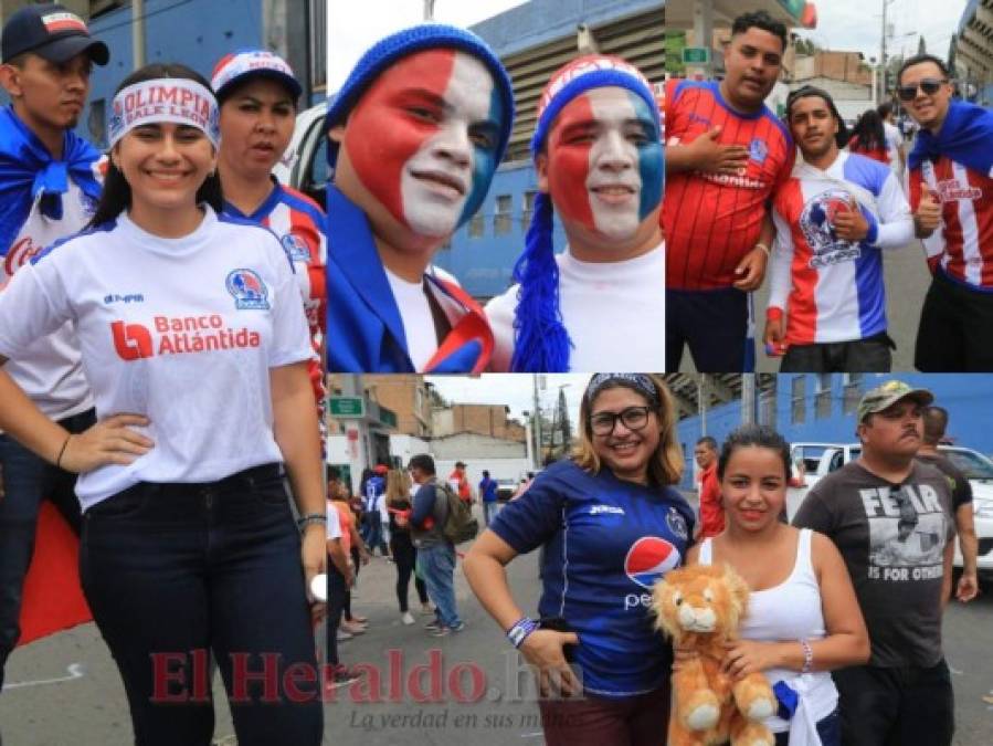 Aficionados de Olimpia y Motagua comienzan a llenar el Estadio Nacional