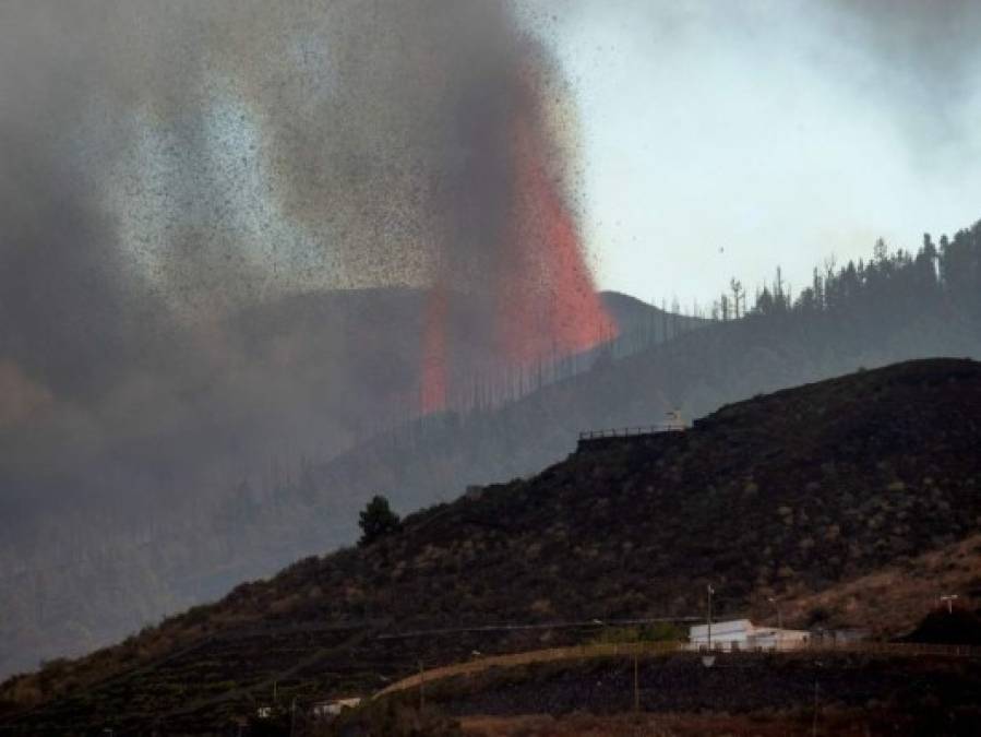 Destrucción y zozobra: las imágenes que dejó la erupción del volcán Cumbre Vieja