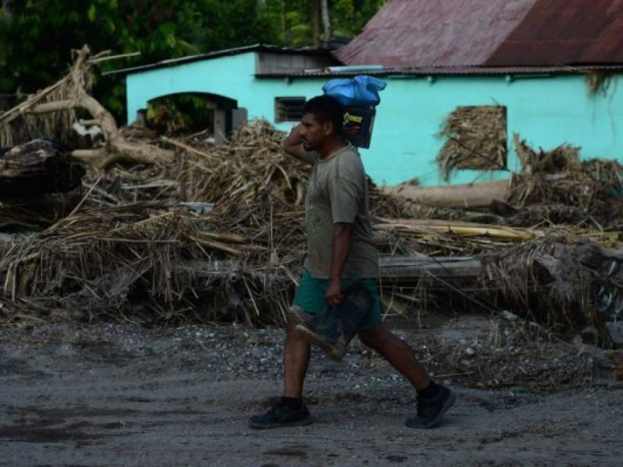 Evacuación de pobladores de El Progreso, Yoro, ante amenaza de Iota (Fotos)