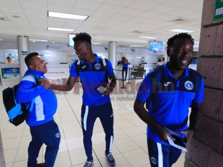 FOTOS: Motagua viaja a Nicaragua tras violento clásico; Emilio es baja