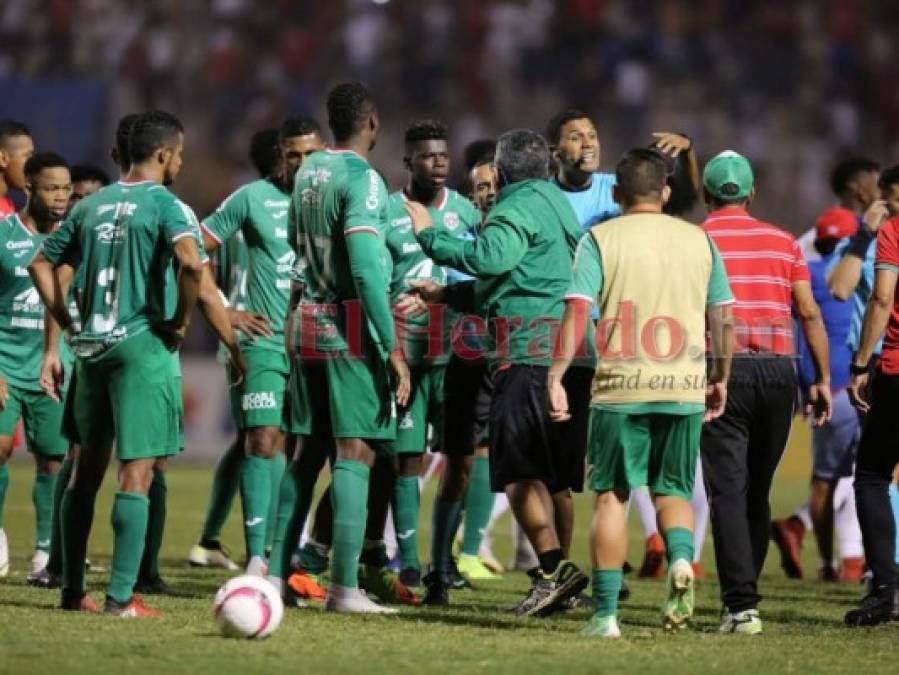 10 fotos que resumen el duelo Olimpia vs Marathón en la jornada 12 del Clausura