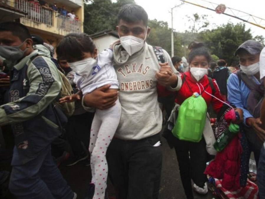 Las 20 fotos más impactantes de la caravana migrante