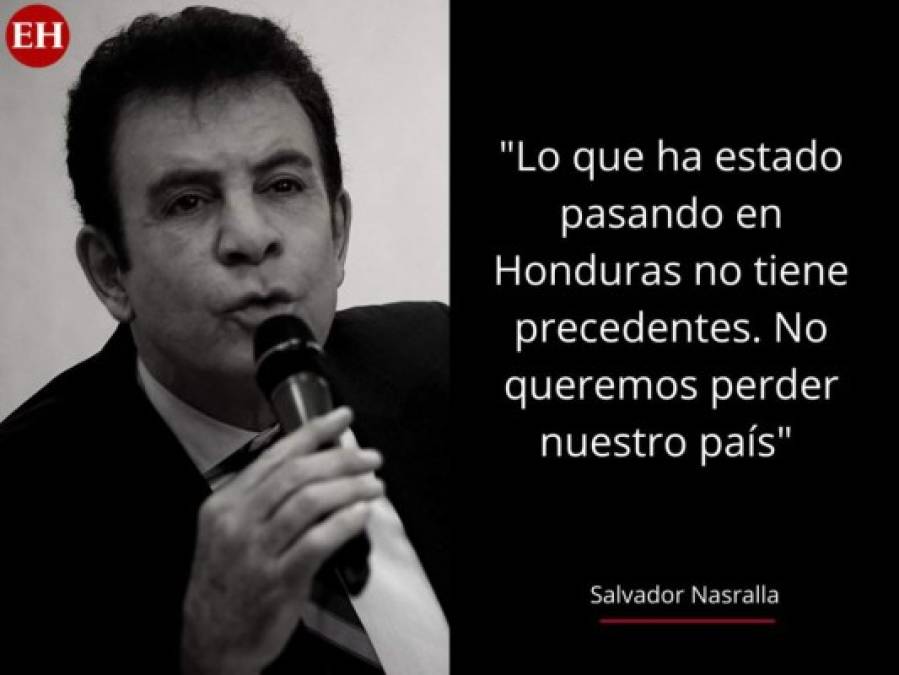 'Yo seré el primer designado presidencial de la fórmula de Xiomara': frases de Nasralla